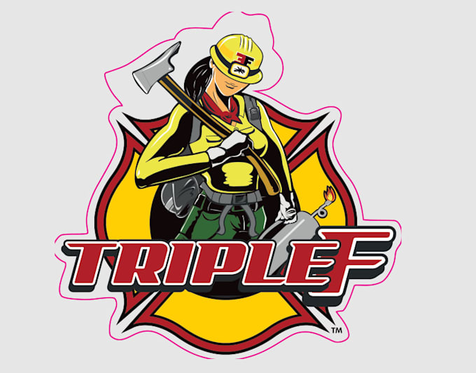 custom firefighter logo design for fire departments