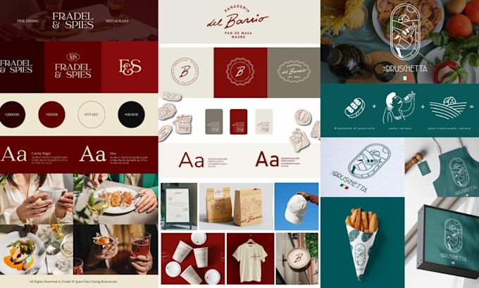 Design premium professional logo complete brand identity kit with style ...