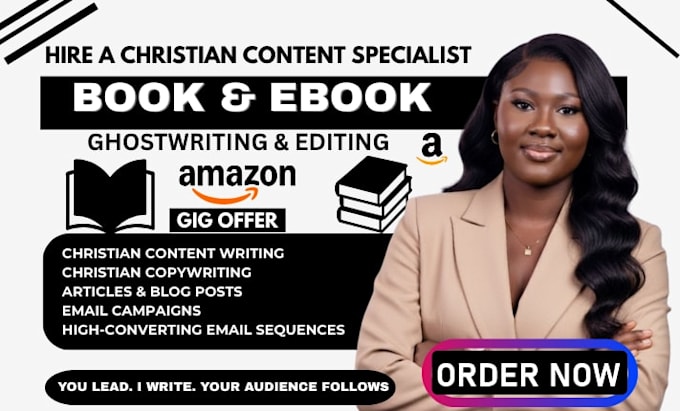 ghostwrite christian content articles newsletters email sequences