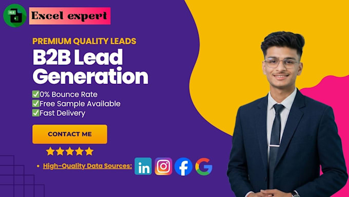 provide targeted b2b lead generation with zero bounce rate