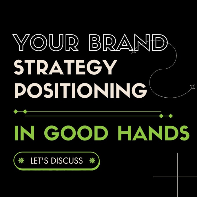 develop your brand strategy, positioning, and messaging framework