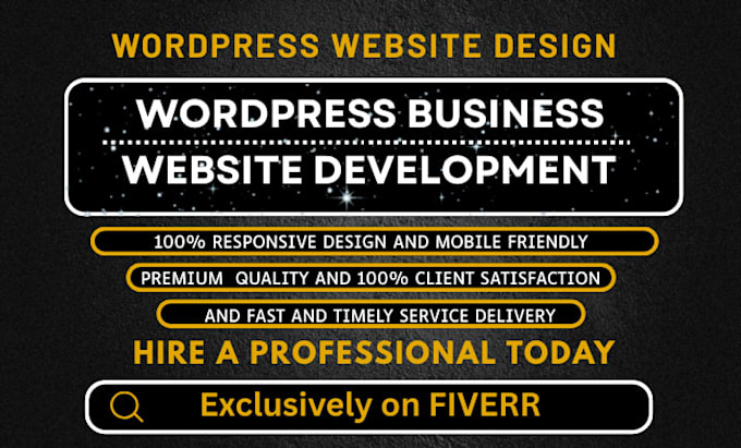 build a high performance wordpress business website with gdpr focus