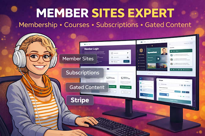 setup squarespace membership site with paid courses and gated content