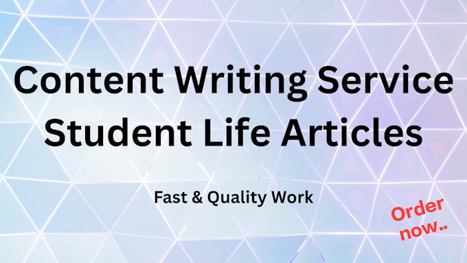 write student life problem solving articles