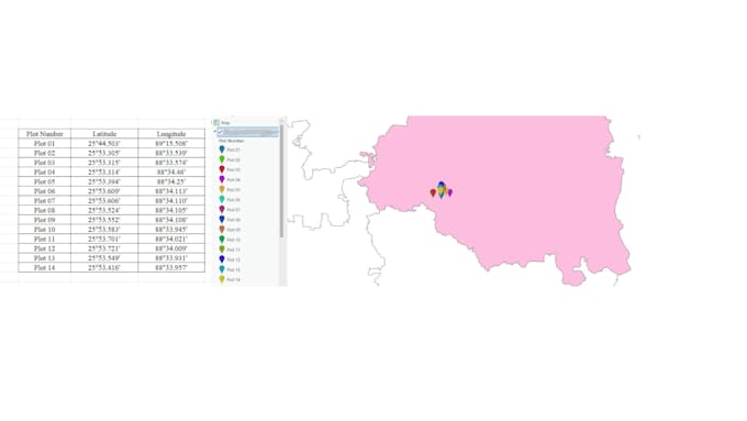 create professional gis maps from your excel, gps, or coordinates