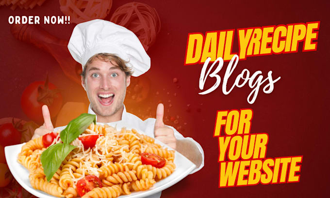 be your expert food blog writer for SEO recipes and content
