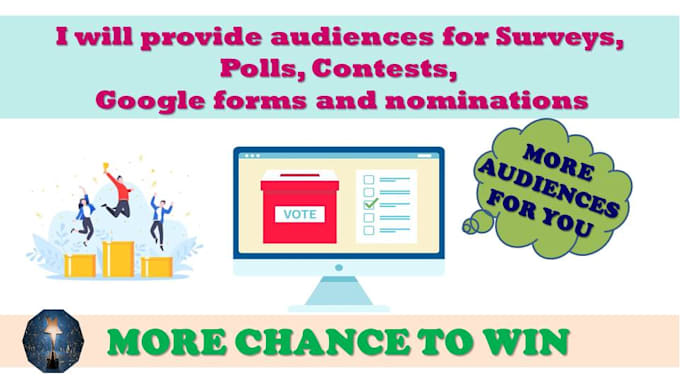 collect real responses for your online survey poll, contest or voting