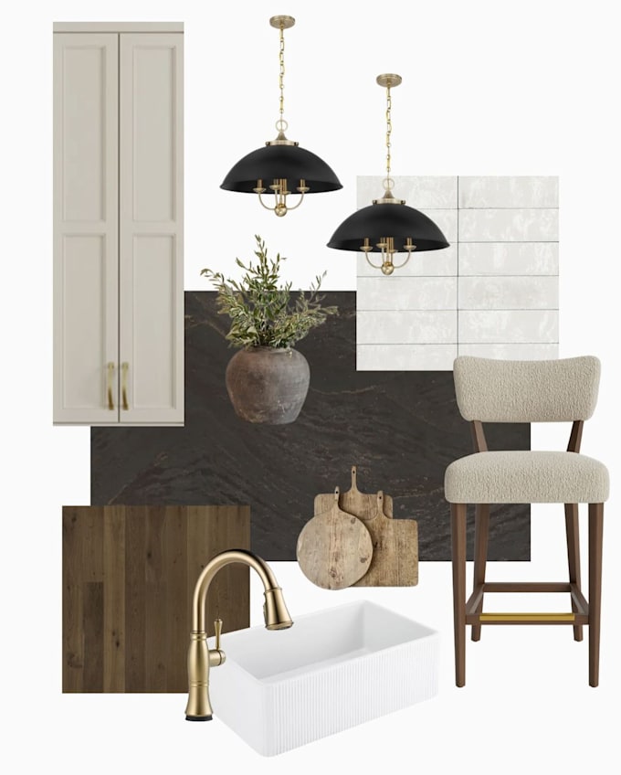 create interior design mood boards