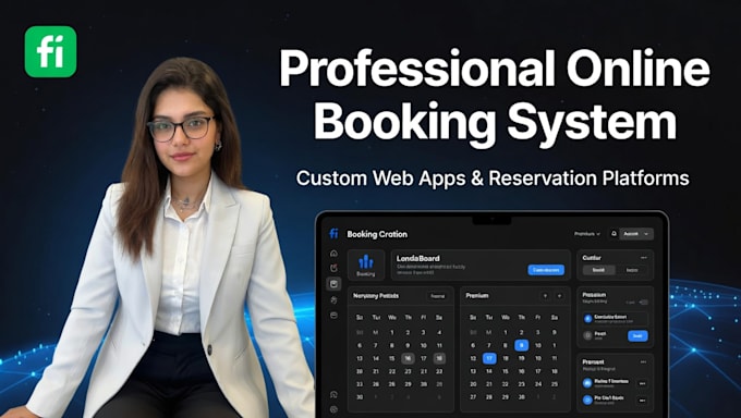 build custom online booking system, reservation app or web application