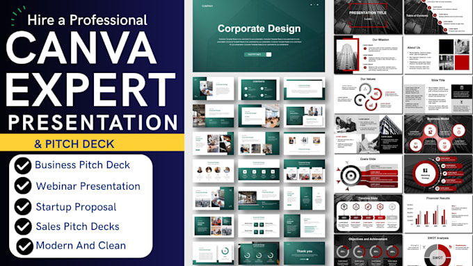 Design investor pitch deck powerpoint presentation design for business ...