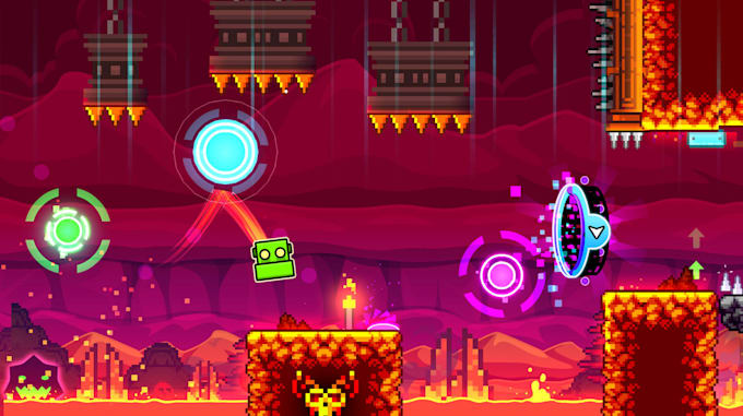 decorate level layout for geometry dash gd deco geometry dash decoration