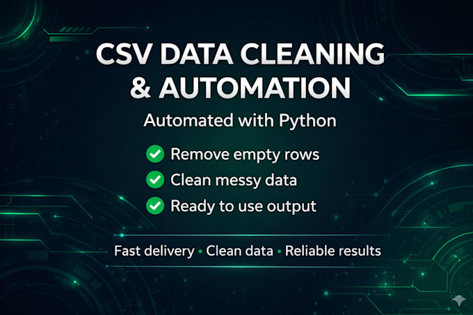automate and clean your CSV data using python scripts