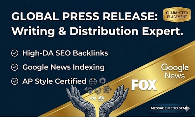write and submit a premium press release for global distribution