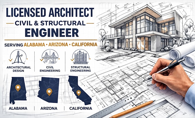 Licensed architect civil and structural engineer in alabama arizona ...