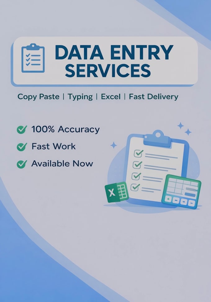 do data entry, typing and copy paste tasks quickly