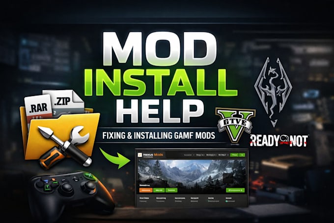 fix your game mods and mod errors fast only on pc