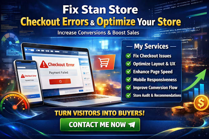 fix stan store checkout errors layout store optimization to increase conversions