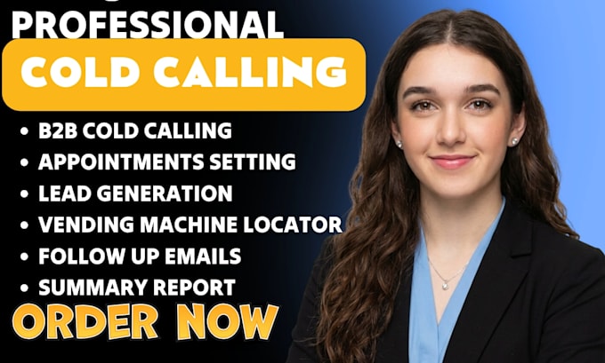 b2c cold calling b2b cold calling appointment setter, vending machine location