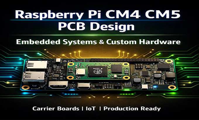 design raspberry pi cm4 cm5 custom pcb and embedded systems
