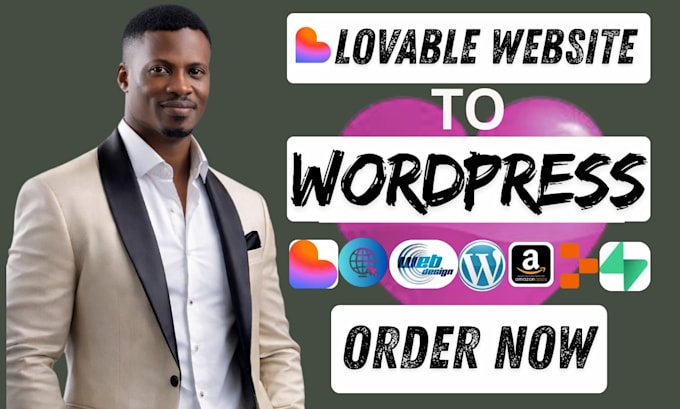 convert lovable ai website to wordpress, wix to wordpress, clone site