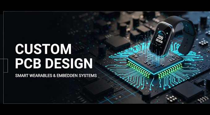 create custom pcb design for smart wearables and embedded systems