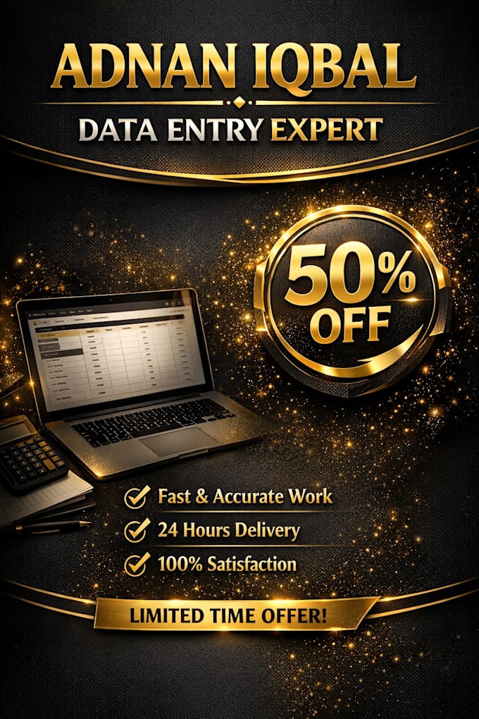 do fast and accurate data entry, typing, copy paste work