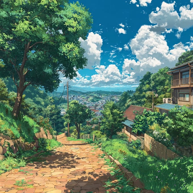 draw vtuber background in anime style