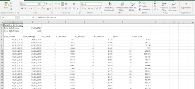 clean, format and organize messy excel or csv data