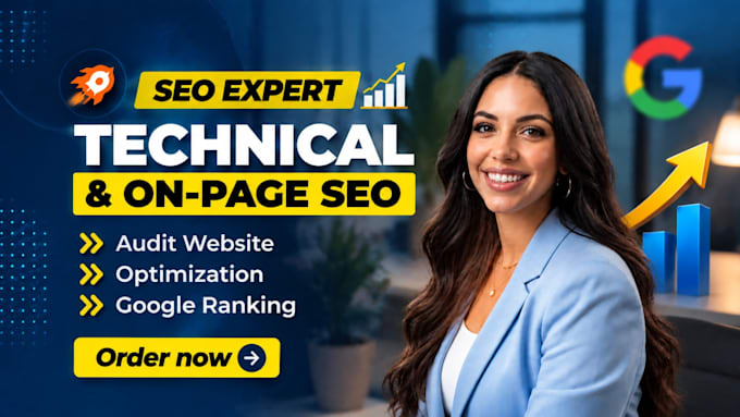 do website audit report, with on page and technical seo optimzation