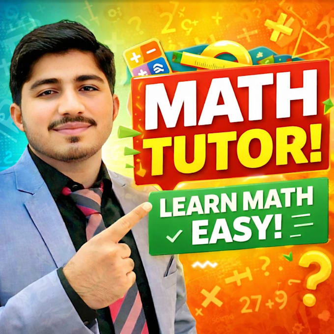 be your tutor for algebra, calculus, trignometry