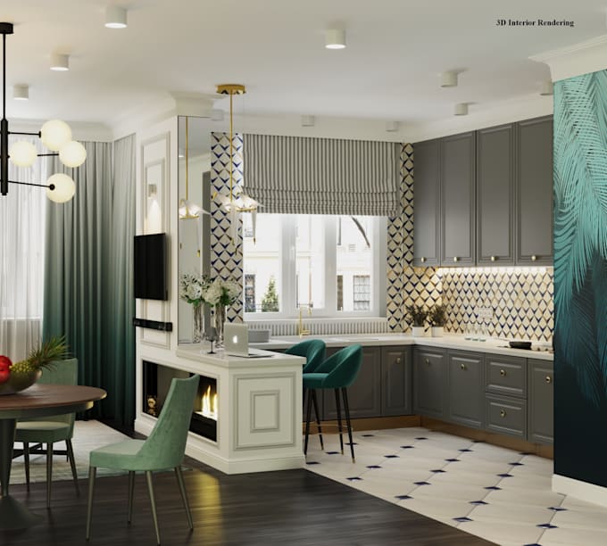 create photorealistic 3d interior renderings