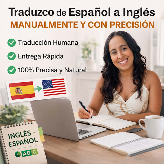 traduzco documentos de inglés a español de forma profesional y vice versa