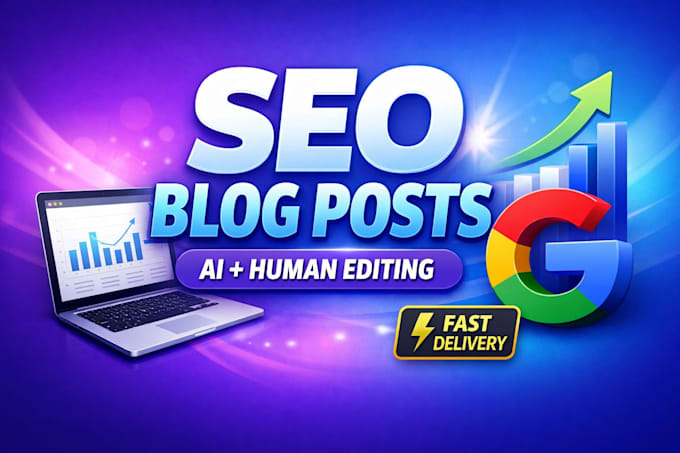 Write seo optimized blog posts and articles using ai by Bifnetwork | Fiverr