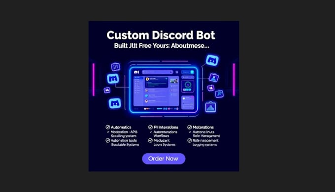 create you a fully customized discord bot