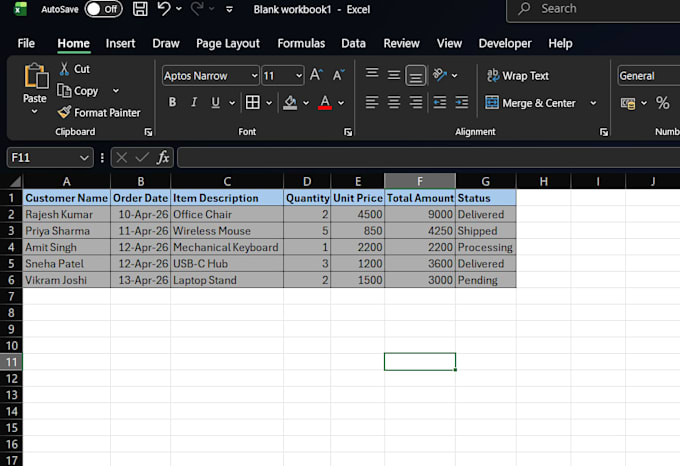 do export excel data entry, data cleaning, data formatting