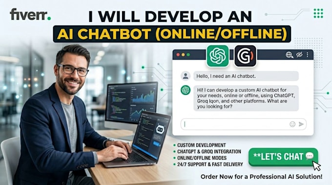 build your ai chatbot, website, and mobile app