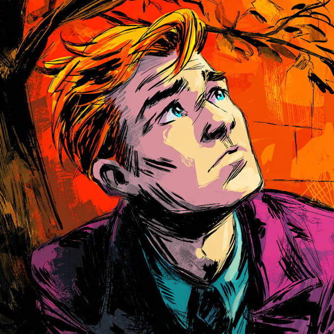 comic book illustration with comic book illustrator