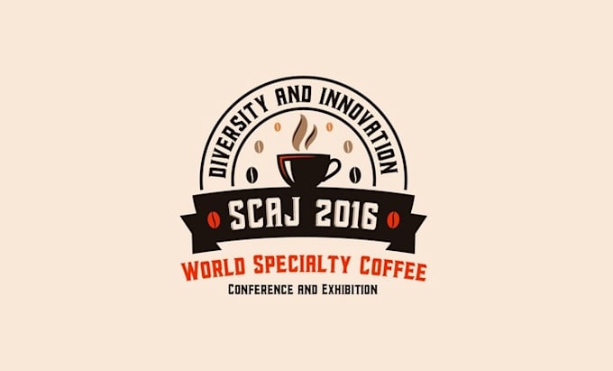 make cafe logo for the largest specialty coffee celebration