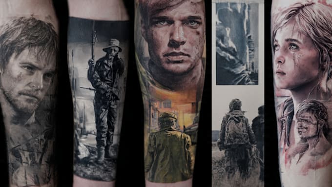 create custom and realism tattoo design