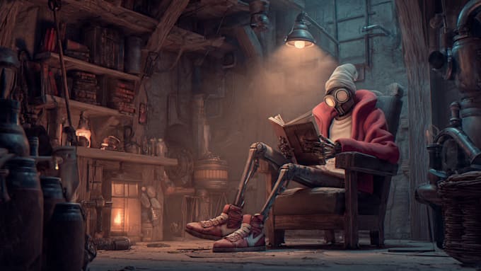 draw any character, object or scene creatively