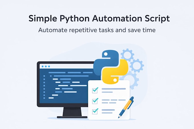 write custom python scripts for automation tasks