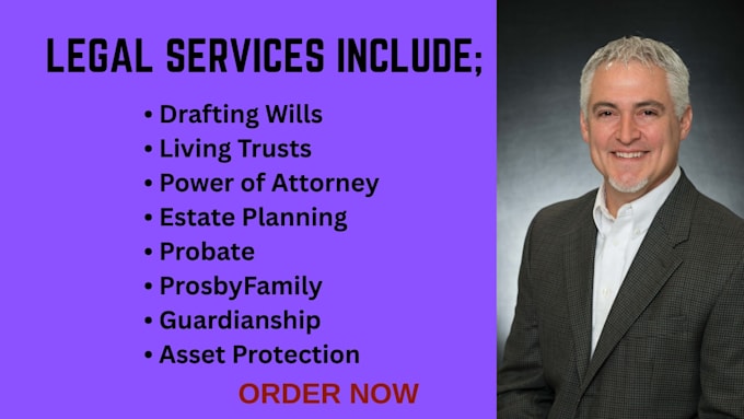 draft revocable trust, last will, and estate planning documents
