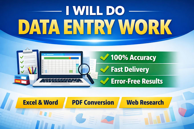 do copy paste work and typing jobs fast and accurate