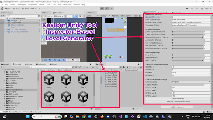 create custom unity c sharp scripts and editor tools