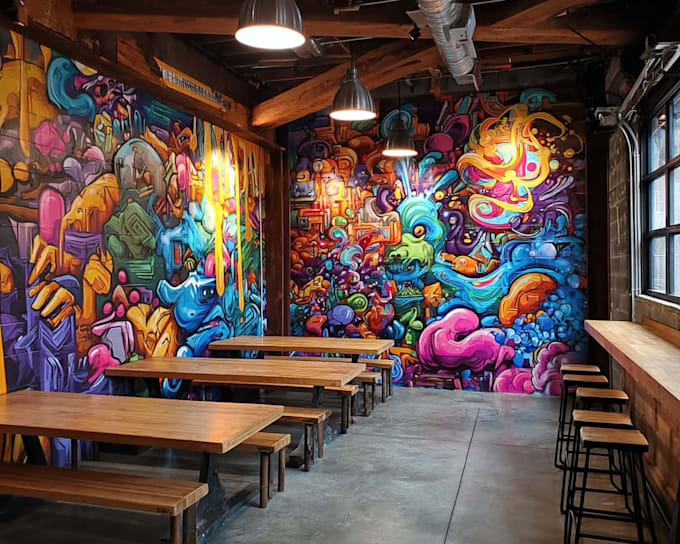 design professional hip hop graffiti art