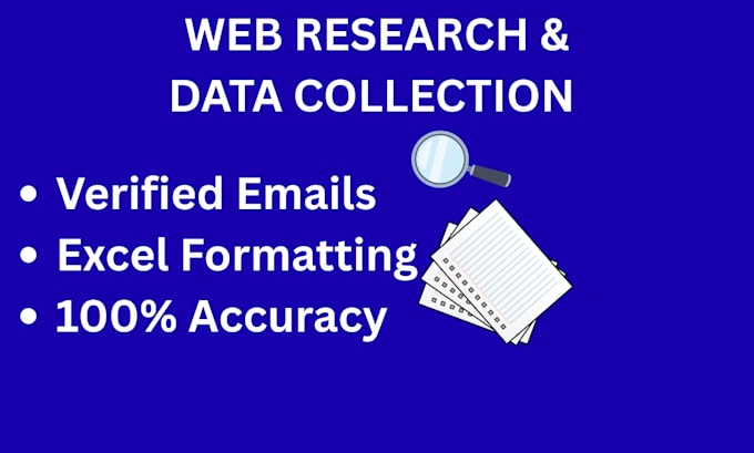 do web research and data collection