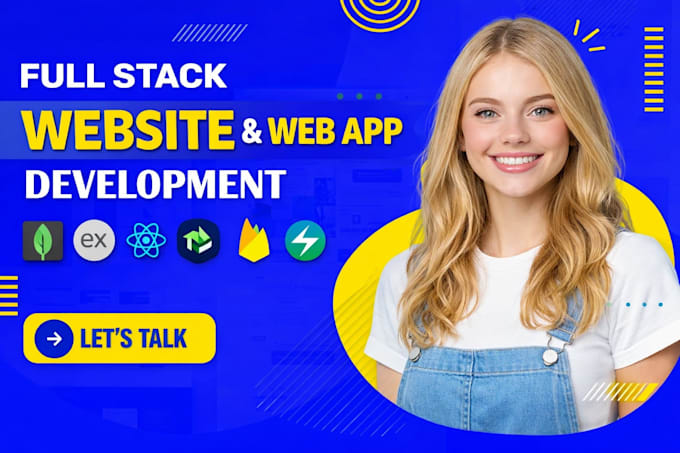 build website and web app as full stack frontend backend developer