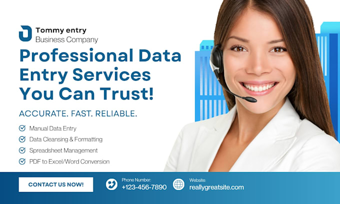 do data entry copy paste web reasearch as your virtual assisstant