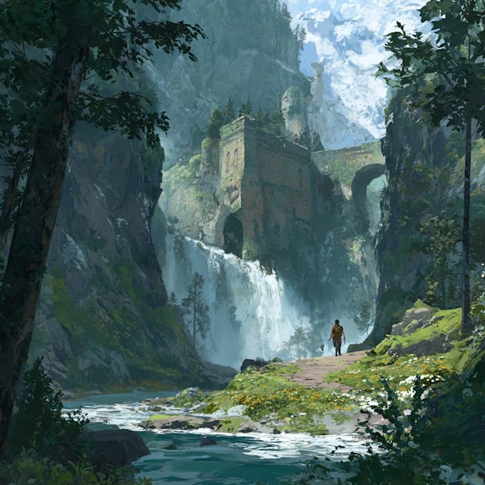 create environment concept art