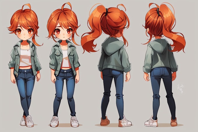 create cute anime chibi for you